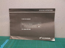 Manual only for a 08A06-MCA-B00CD CHANGER UNIT