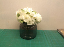 Artificial Flower and Glass vase Decoration