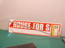 HOUSE FOR SALE - DIRECTIONAL ARROW SIGN - 5.5 x18 - RED