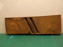 Vintage wooden slicer straw cutter