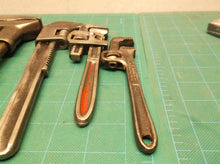 Set of 4 vintage pipe wrenches