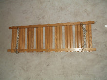 Hanging Wooden wine glass rack 35 x12x2