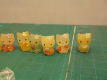 Lot of 8 cat statues