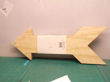 Arrow Direction Unfinished Wood Shape 19"