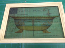 carte postale bathtub hardenbrook studio maine wall art