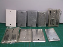 Lot of 9 outlet solid outlet covers