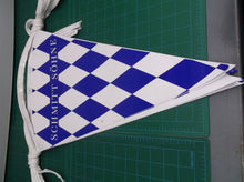 SCHMITT SöHNE 8 FLAGS AND STRING OF 12 TRIANGLE BANNERS