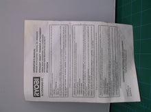 manual only for a Ryobi Ry15523 Expand-it Straight Shaft Trimmer Attachment