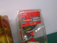 lot of 4 2.5 inch - 64mm metal ball casters split plastic rings