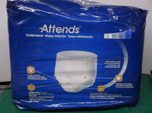 Attends Underwear, with Leakage Barriers, Youth/Small, Super Plus Absorbency,20e