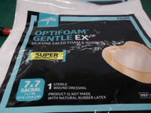 Lot of 3 Optifoam Gentle EX Silicone-Faced Premium Foam 7x7 Dressings #MSCEX55EP