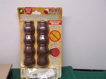 Ruby Sliders Flexible Chair Sliders BulbHead 8 Pack Dark Walnut Floor Protector