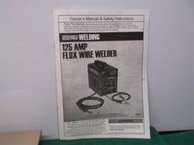 chicago electric welder 125 amp flux wire welder manual