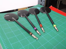 4 Medtronic Physio-Control Internal Paddles, 2.5", Overall Length 8 ~