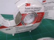 (5) 3M Red Dot Trace Prep (REF #2236) Electrode Application ABRASIVE TAPE, EKG E