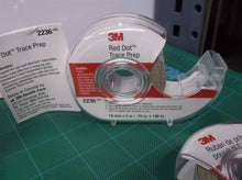 (5) 3M Red Dot Trace Prep (REF #2236) Electrode Application ABRASIVE TAPE, EKG E