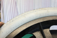 Rear wheel with pulley tire and axle for a 21st Century Scientific Inc Bounder P