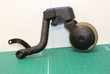 Left front staleation wheel assembly off a Pride quantum 610 power wheelchair DG