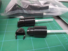 30 Lotion pumps Metropolitan 18/415, PP, black, dose 0.15ml, black security clip