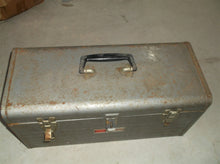 Sears Craftsman 20" Large Metal Tool Box with Red tool Tray