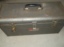 Sears Craftsman 20" Large Metal Tool Box with Red tool Tray