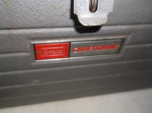 Sears Craftsman 20" Large Metal Tool Box with Red tool Tray