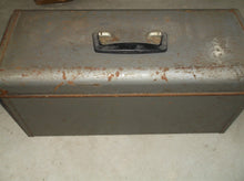 Sears Craftsman 20" Large Metal Tool Box with Red tool Tray