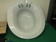 Sitz Bath Seat Over the Toilet Basin light blue