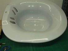 Sitz Bath Seat Over the Toilet Basin light blue