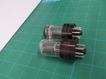 2 x 6SN7 Silvertone Vacuum Tubes
