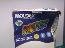 (100) Pair NEW Moldex Spark Plugs Foam Ear Plugs 6654 Corded, NRR33 33dB Damaged