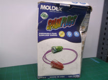 (100) Pair NEW Moldex Spark Plugs Foam Ear Plugs 6654 Corded, NRR33 33dB Damaged