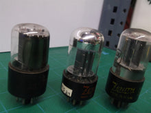 3 x 6SN7 GT/GTB Zenith Tubes - TV-7