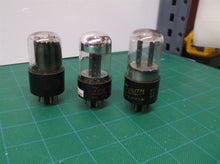 3 x 6SN7 GT/GTB Zenith Tubes - TV-7