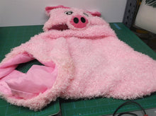 pig costume strap on headpiece and back for dogs