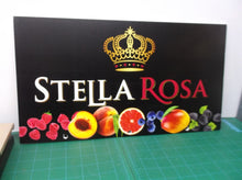 stella rosa wine sign off of a wine stand