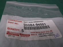 5 GENUINE Toyota Lexus Factory OEM Chrome Wheel Lug Nut NEW 90084-94001