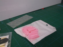 BettyCora Press On Nails, Medium pink Press Nails Stick on Acrylic False Nail ki