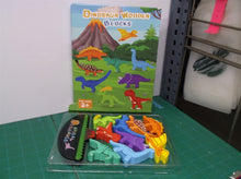 10pcs/set Wooden Toddler Dinosaur Balance Brick Balance