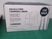 Lunderg Commode Liners - Value Pack 100 Count Universal Fit