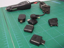 Genuine SONY DCC-E345 Car DC Adaptor 1.5, 3, 4.5, and 6, Volts with 5 adapter he