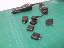 Genuine SONY DCC-E345 Car DC Adaptor 1.5, 3, 4.5, and 6, Volts with 5 adapter he