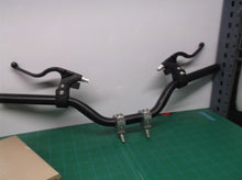 MotoTec Villain handle bar tube with brake levers and handlebar clamps