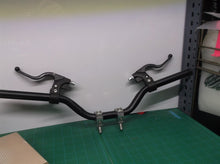 MotoTec Villain handle bar tube with brake levers and handlebar clamps