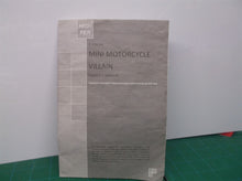 MotoTec villain 2 stroke mini motorcycle owners manual