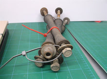 lot of 4 10.5" x 3/8" bolts with nuts, washers, and rubber Rollers 5-3/4"x1