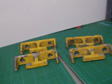 lot of 4 Hanger/Cleat/Tie Downs 4.5" x 1" x 1.25"