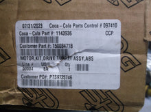 SEALED SPG S7DA100B1-B250 Coca Cola Part 1143936 Motor Drive Turret Assy ABS Cor