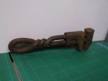 Antique 8" A Twisted Handle Adjustable Wrench 1883+