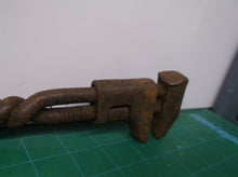 Antique 8" A Twisted Handle Adjustable Wrench 1883+